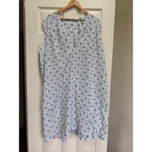 Vintage Moo Moo nightgown robe full length nighty